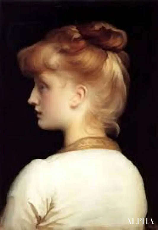 Une fille - Frédéric Leighton Reproductions de tableaux à la peinture à l’huile