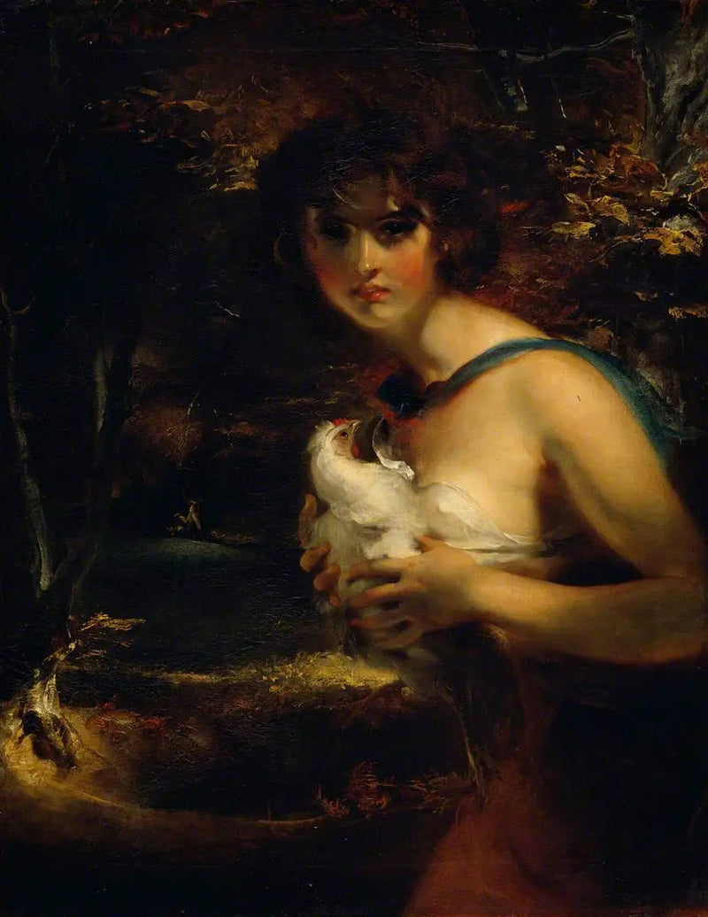 Una chica gitana - Thomas Lawrence