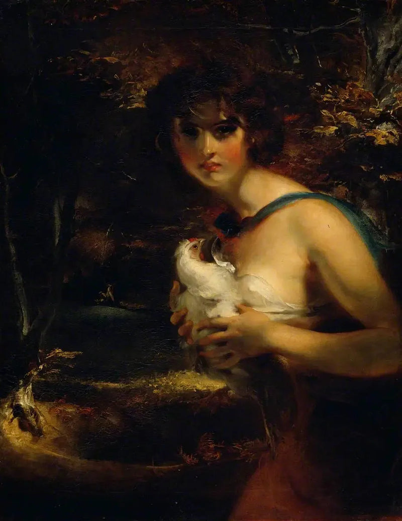 Una chica gitana - Thomas Lawrence