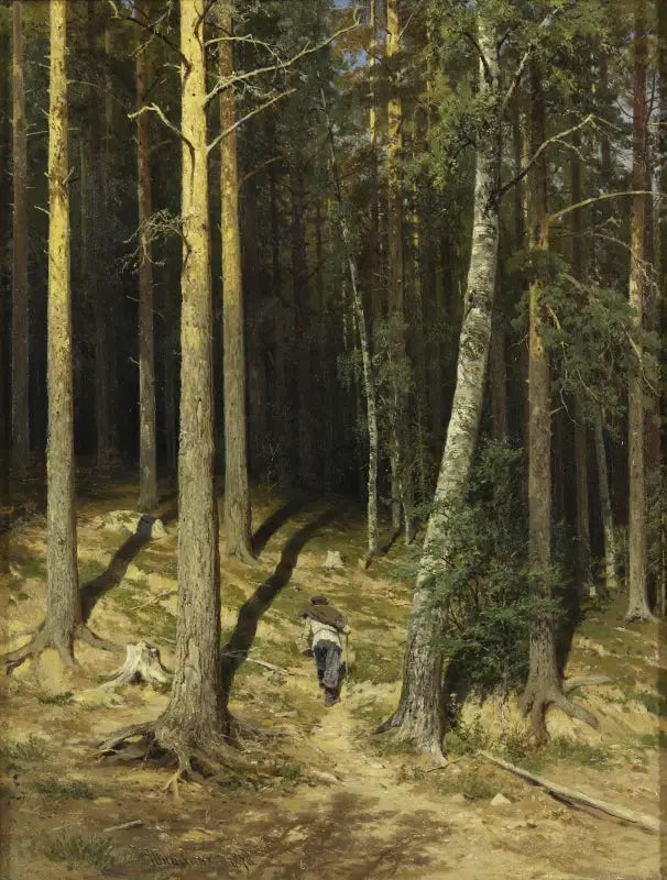 Un bosque de pinos - Ivan Chichkine