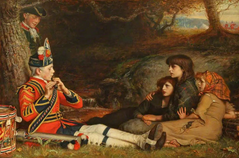 Una idilio de 1745 - John Everett Millais
