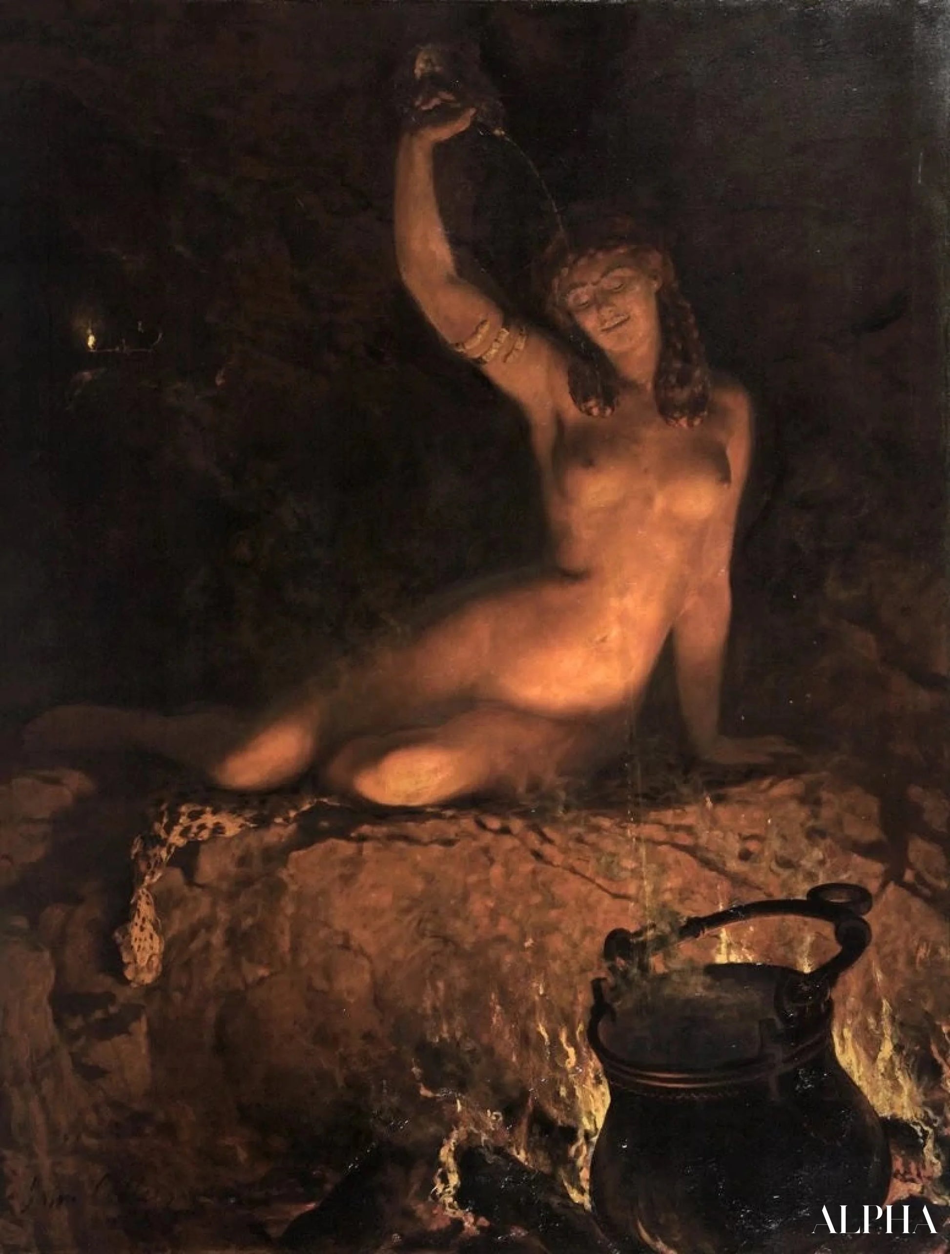Une incantation - John Collier Reproductions de tableaux à la peinture à l’huile