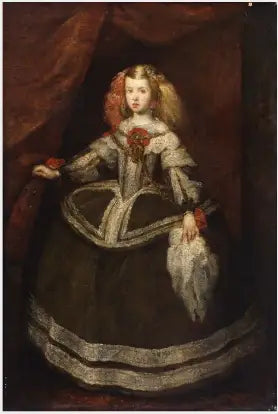 Una niña española con traje del siglo XVII - Diego Velázquez