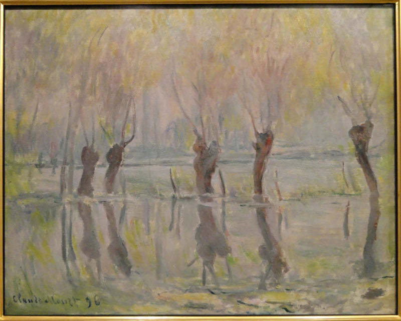 Una inundación en Giverny - Claude Monet