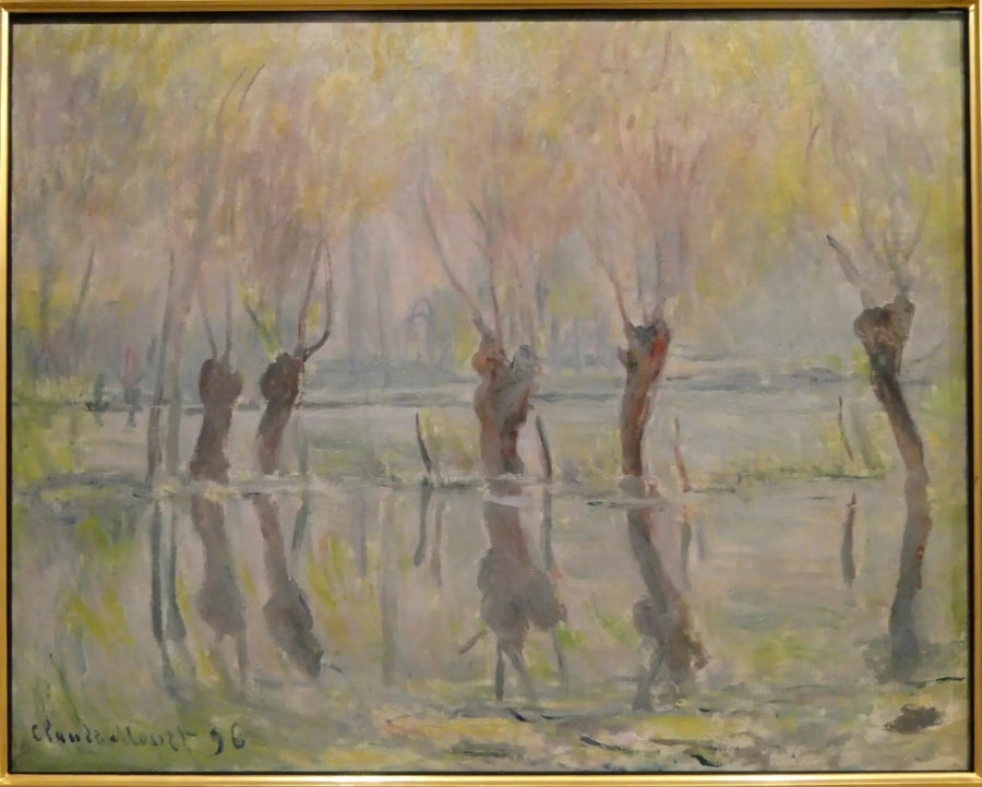 Una inundación en Giverny - Claude Monet