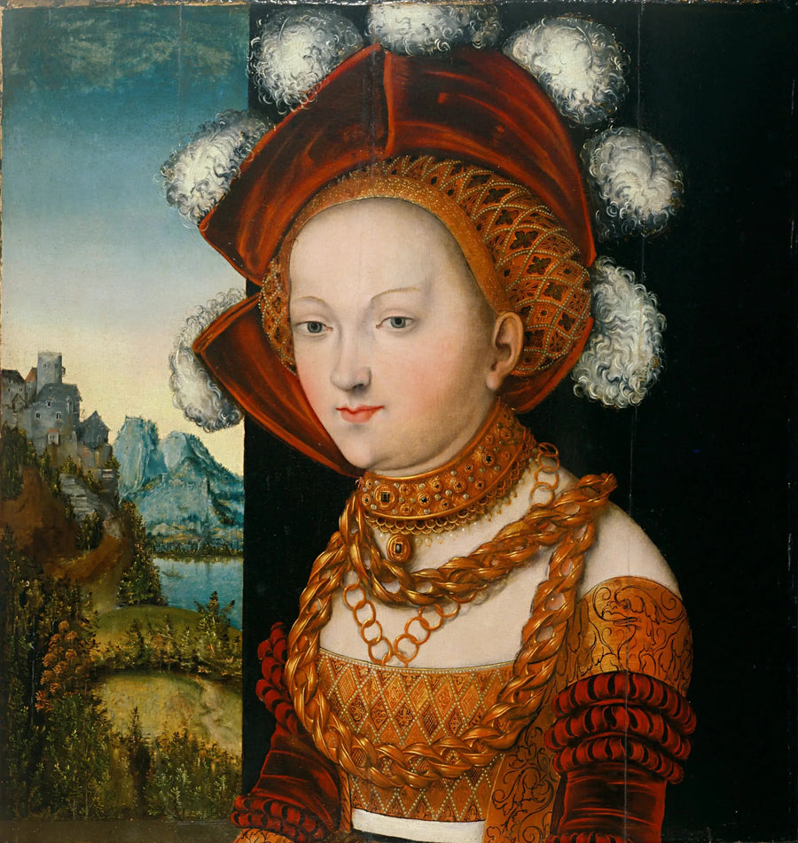Una joven bien vestida / Retrato de una joven mujer - Lucas Cranach el Viejo