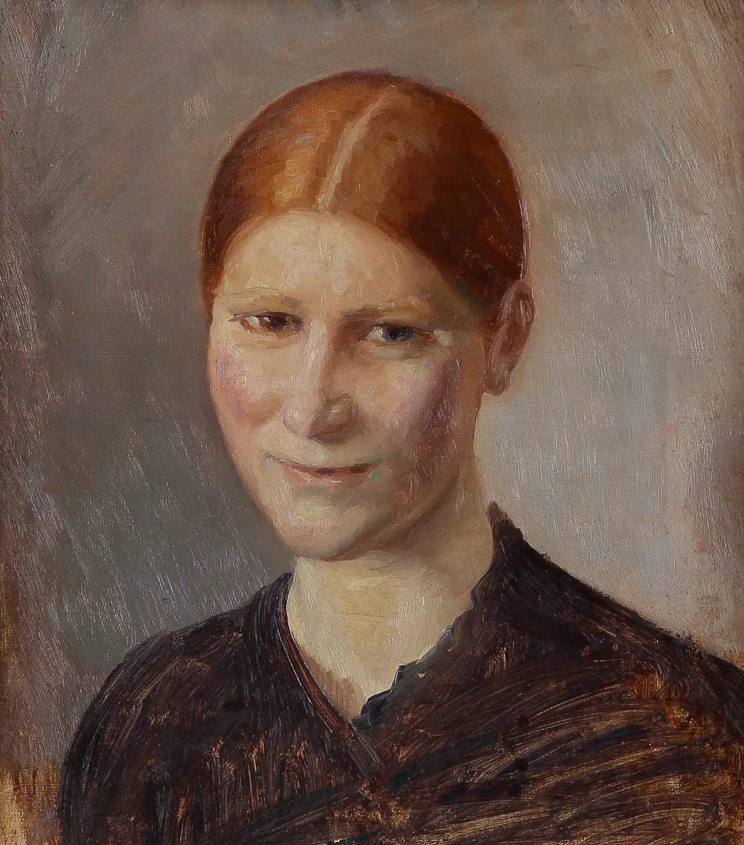 Une jeune femme de Skagen. - Michael Peter Ancher image 1 copie de tableau peinte à la main