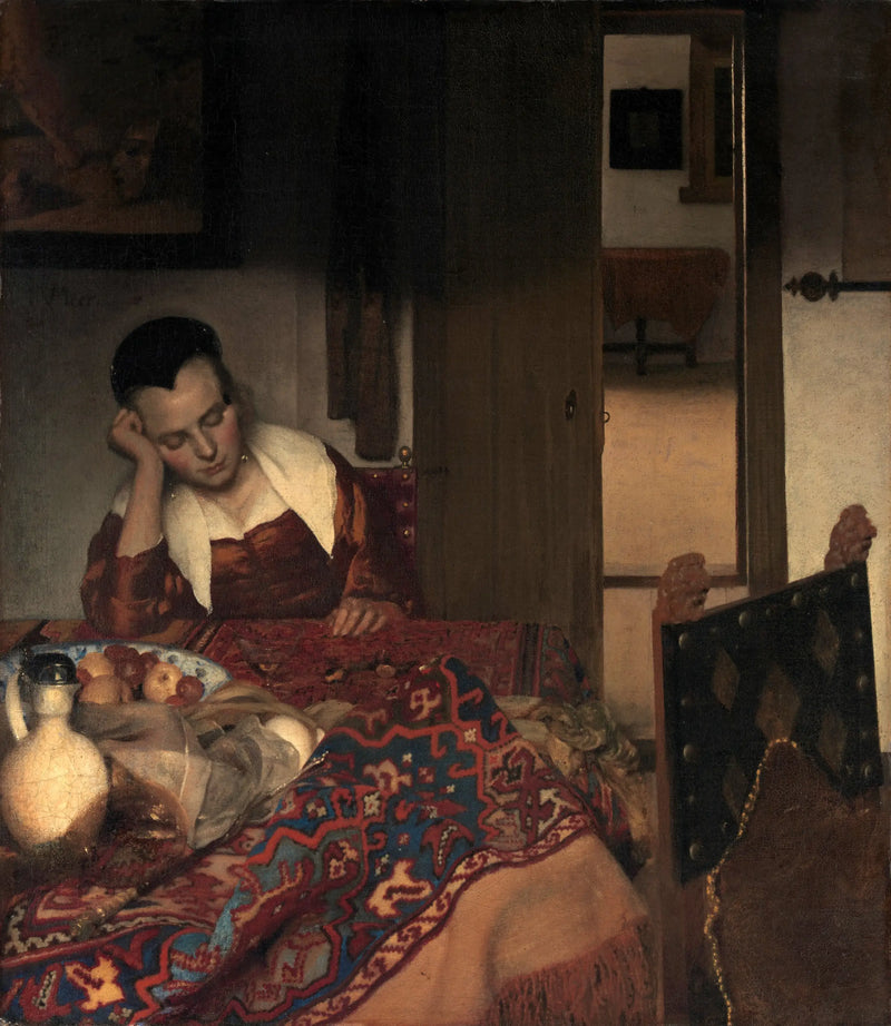 Una joven dormida - Johannes Vermeer