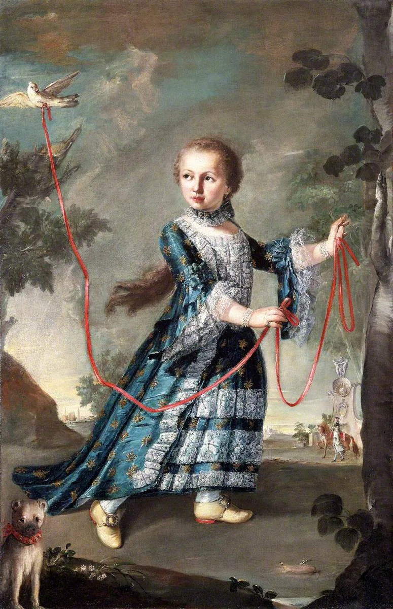 Una joven de la familia Gradenigo con una paloma - Francesco Guardi