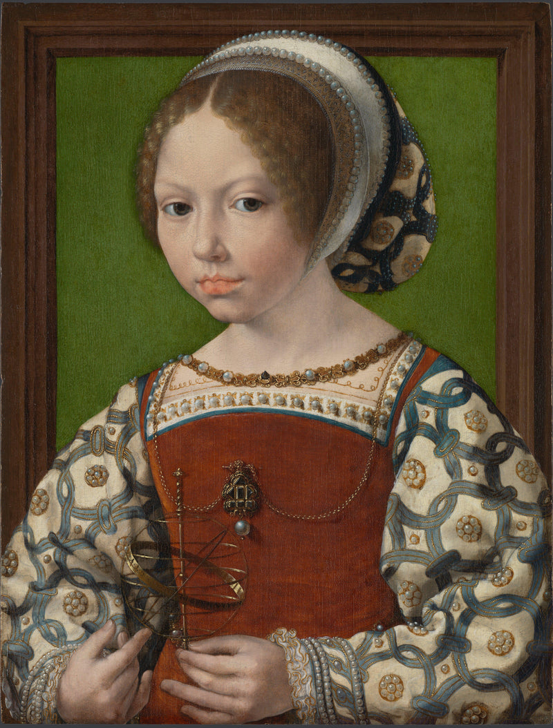 Una joven princesa (¿Dorothea de Dinamarca?) - Jan Gossaert