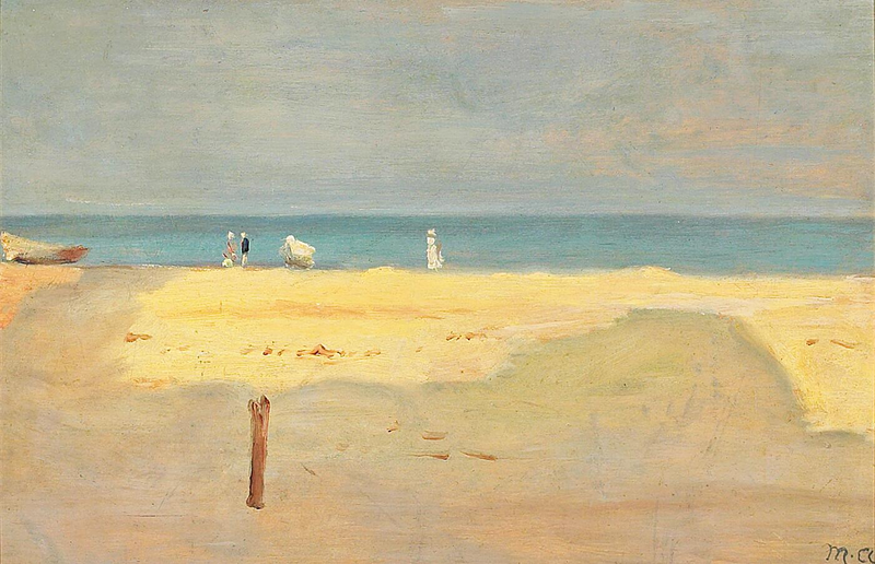 Un día de verano en la playa de Skagen. -Michael Peter Ancher