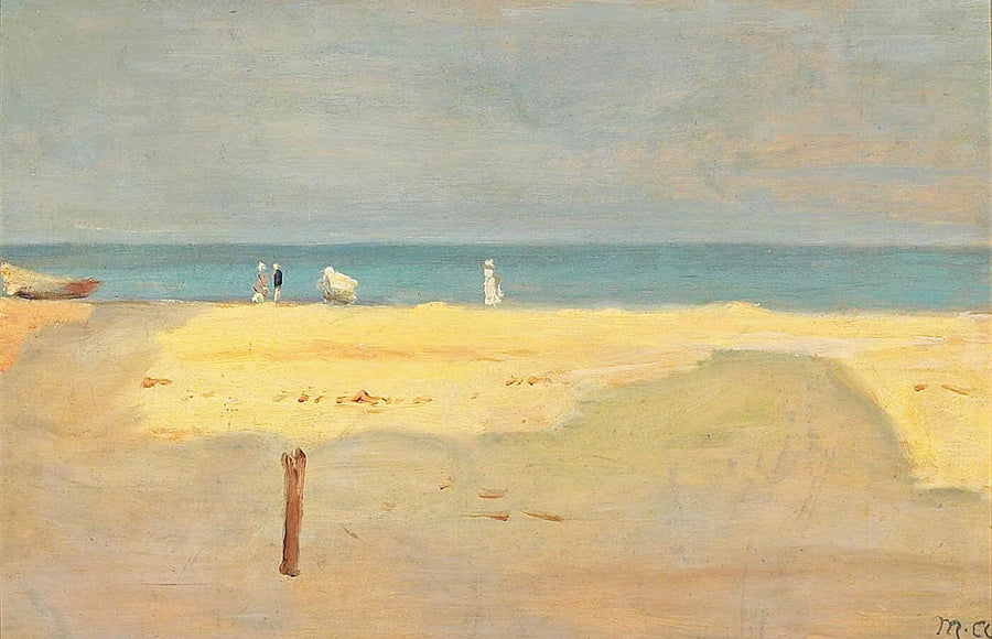 Un día de verano en la playa de Skagen. -Michael Peter Ancher