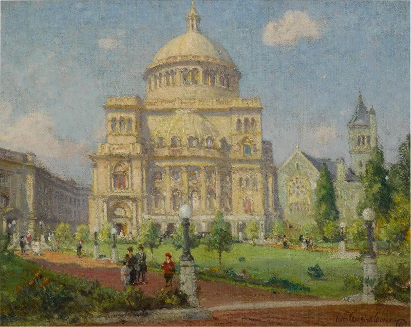 Un día de primavera en Boston - Colin Campbell Cooper