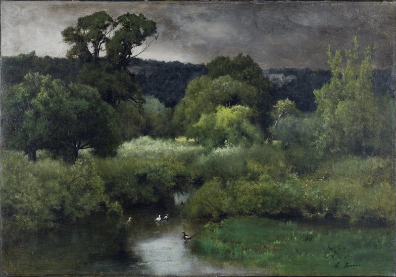 Un día gris y sombrío - George Inness