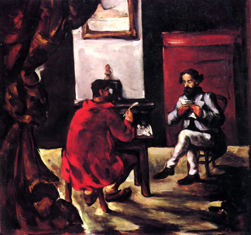 Una lectura de Paul Alexis en casa de Zola - Paul Cézanne