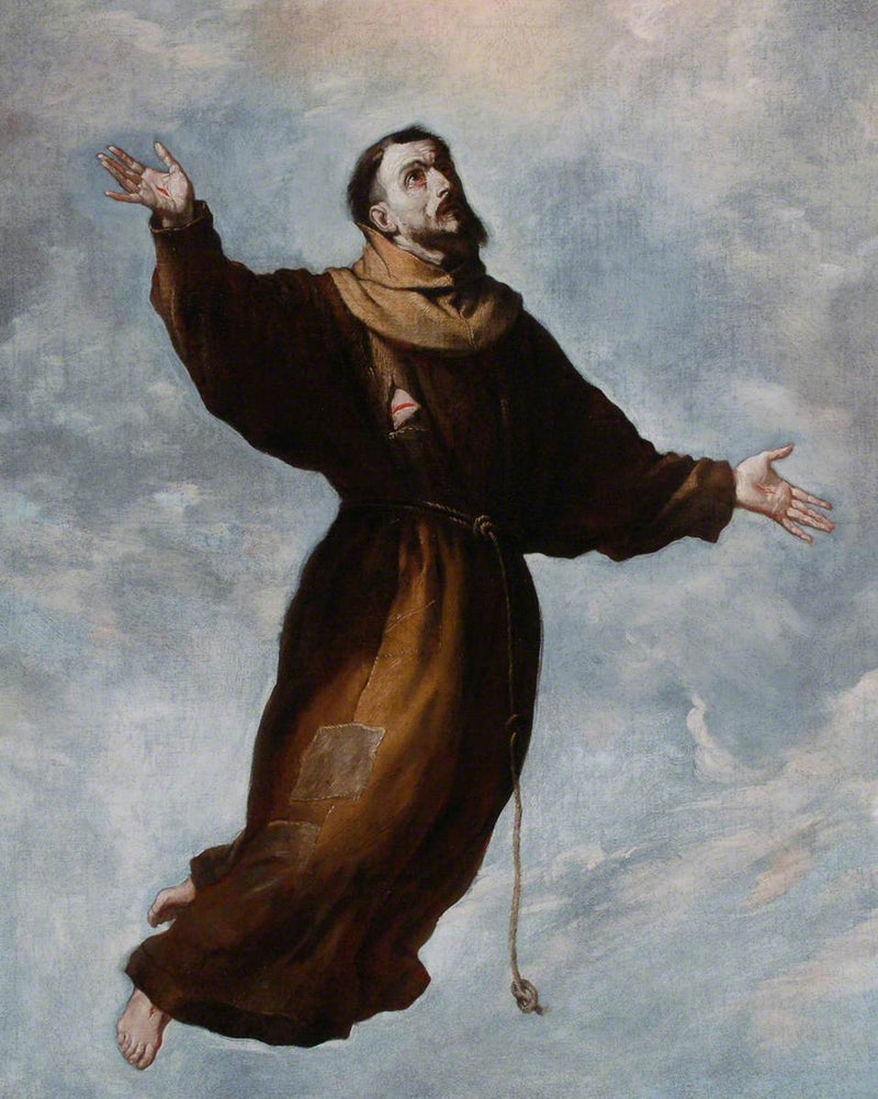 Una levitación de san Francisco - Jusepe de Ribera