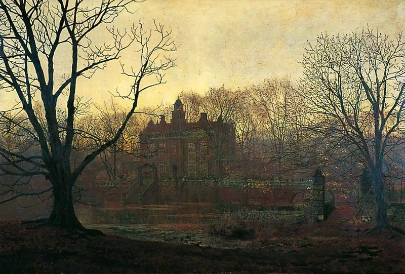 Una casa de Yorkshire - John Atkinson Grimshaw