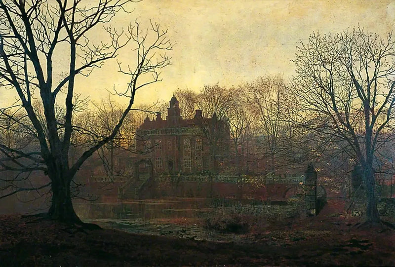Una casa de Yorkshire - John Atkinson Grimshaw
