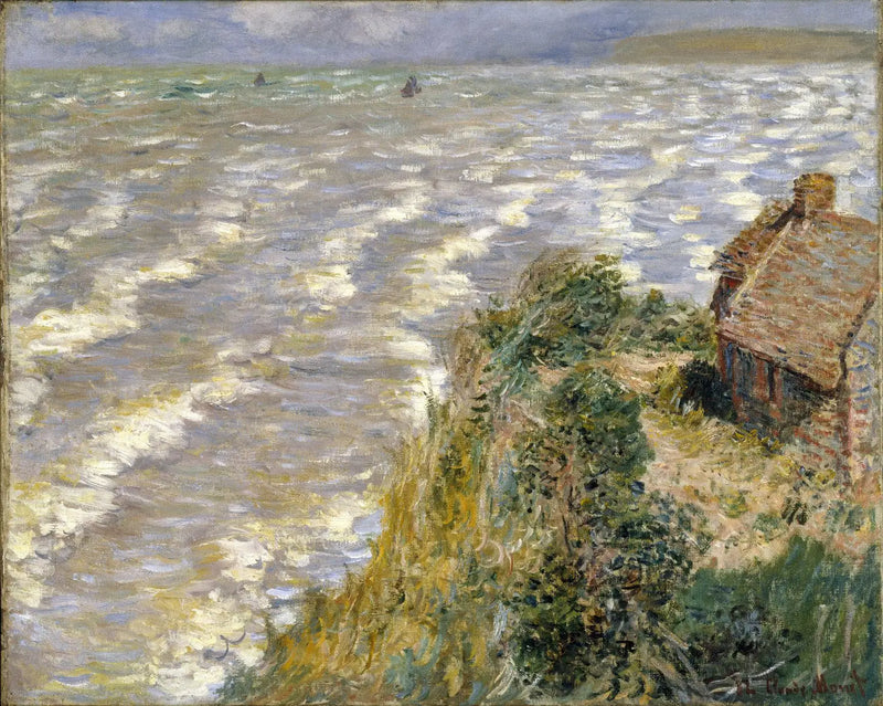 Una marea creciente en Pourville - Claude Monet