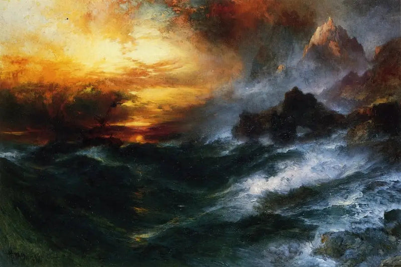 Una montaña de imanes - Thomas Moran