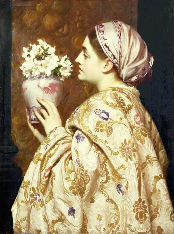 Una noble dama de Venecia - Frederic Leighton