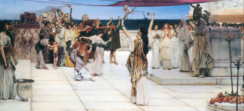 Una ofrenda a Baco - Lawrence Alma-Tadema
