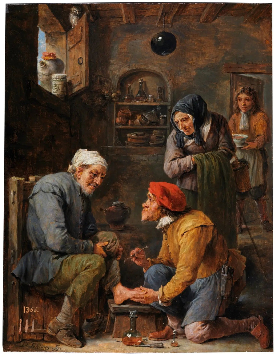 Una operación quirúrgica - David Teniers el Joven
