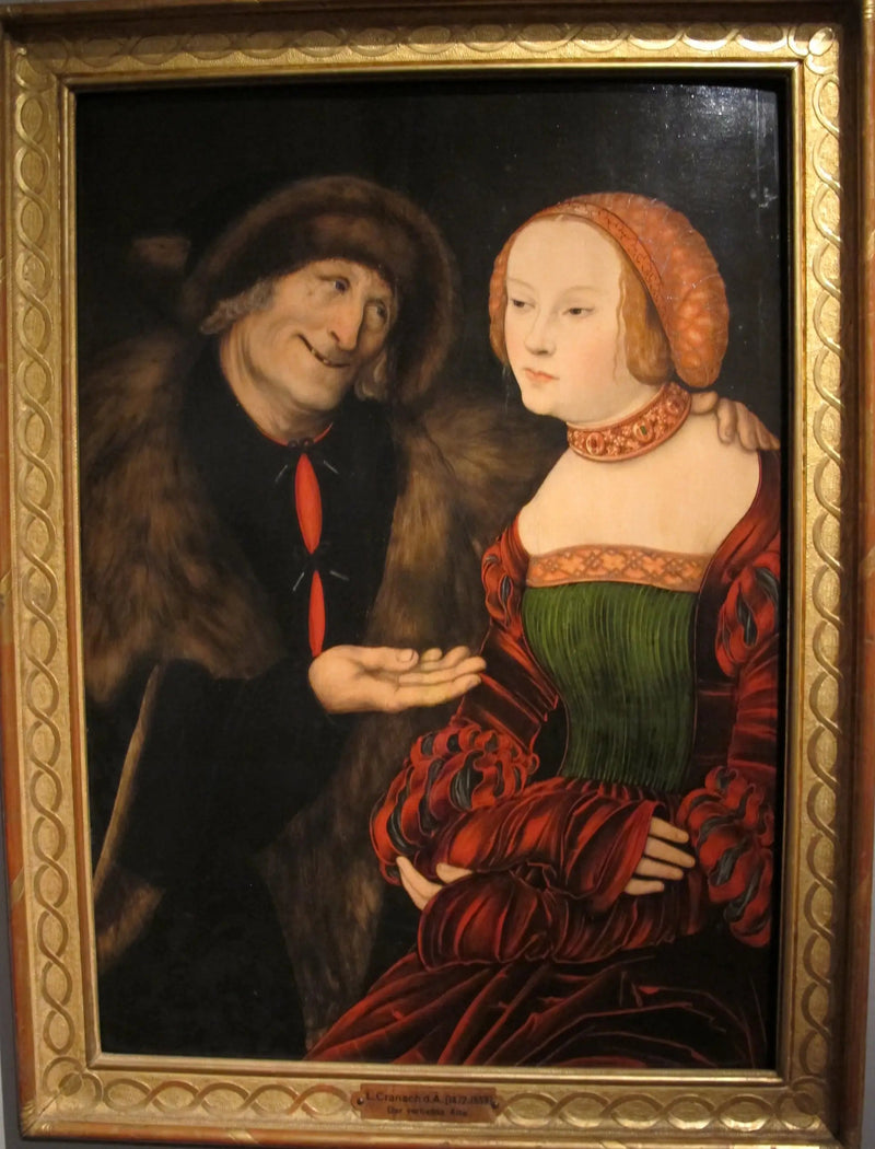 Un par mal emparejado - Lucas Cranach el Viejo