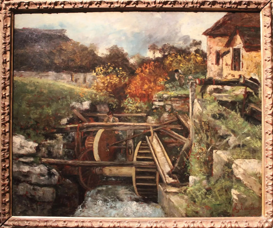 Una papelería en Ornans - Gustave Courbet