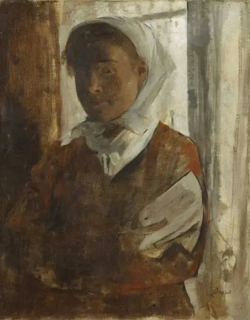 Una campesina - Edgar Degas