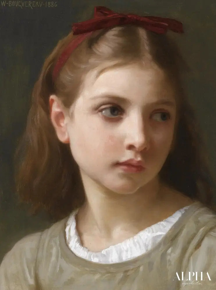 Une petite fille - William Bouguereau - Reproductions de tableaux et peintures haut de gamme