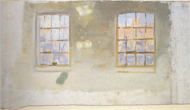 Una habitación con grandes ventanales. Oficina - Anna Ancher