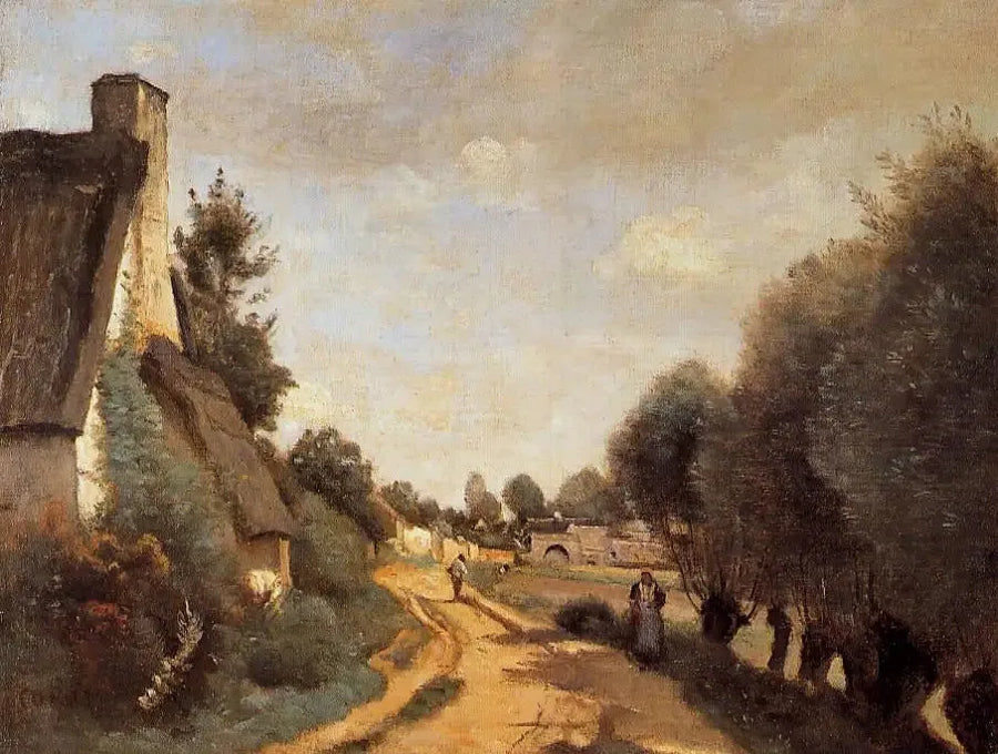Un camino cerca de Arras - Jean-Baptiste Camille Corot