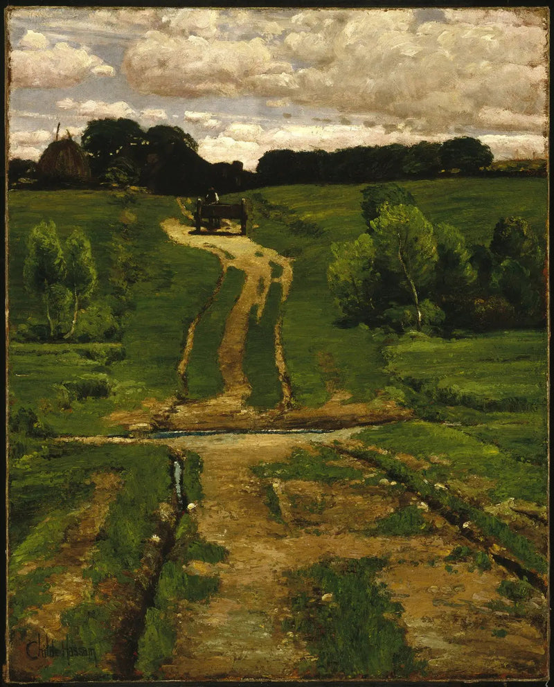 Una carretera secundaria - Childe Hassam