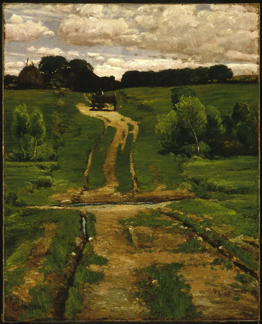 Una carretera secundaria - Childe Hassam