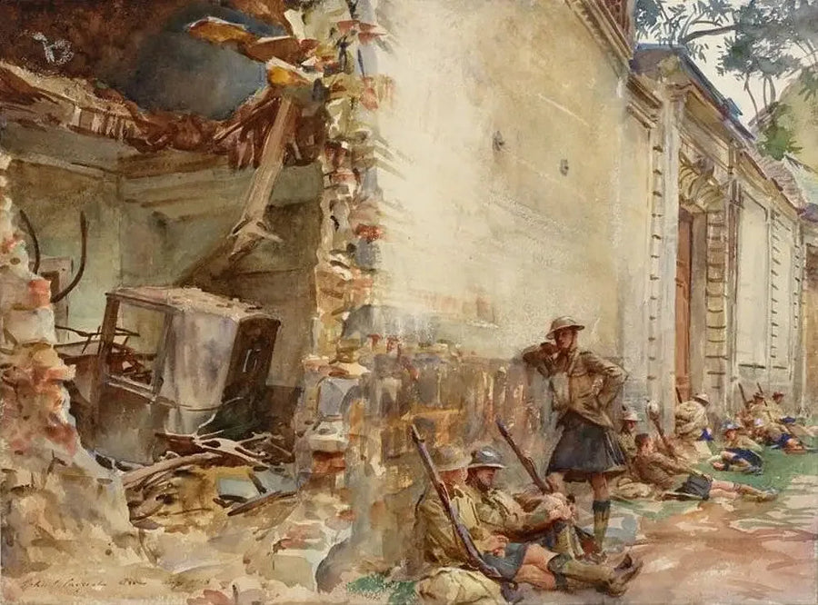 Una calle de Arras - John Singer Sargent