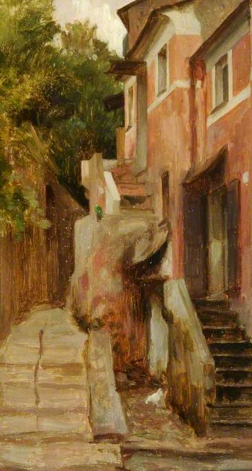 Une rue de Lerici Italie - Frederic Leighton - Alpha Reproduction
