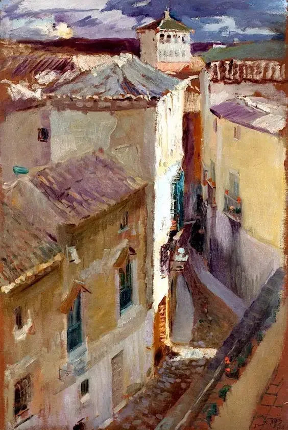 Una calle de Toledo - Joaquín Sorolla