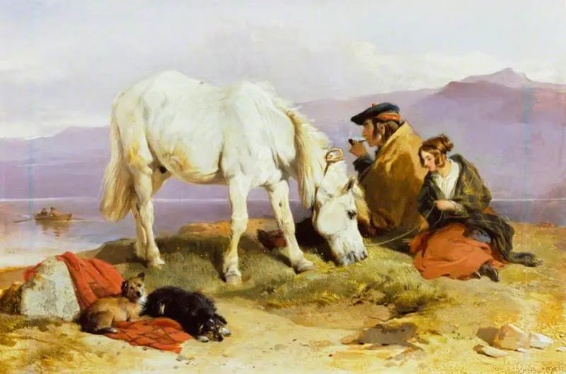 Una escena de las Tierras Altas - Edwin Henry Landseer