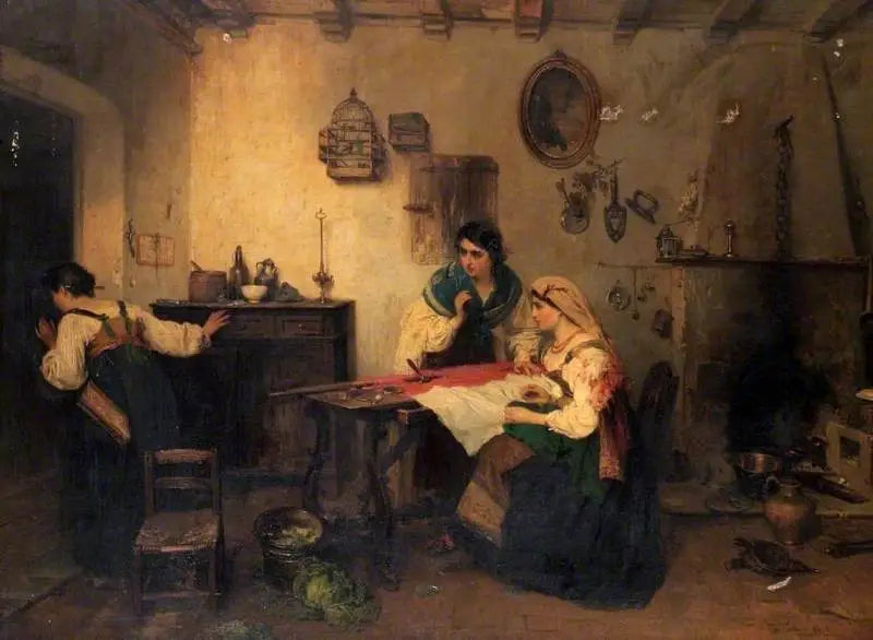 Una escena del Risorgimento - Gerolamo Induno