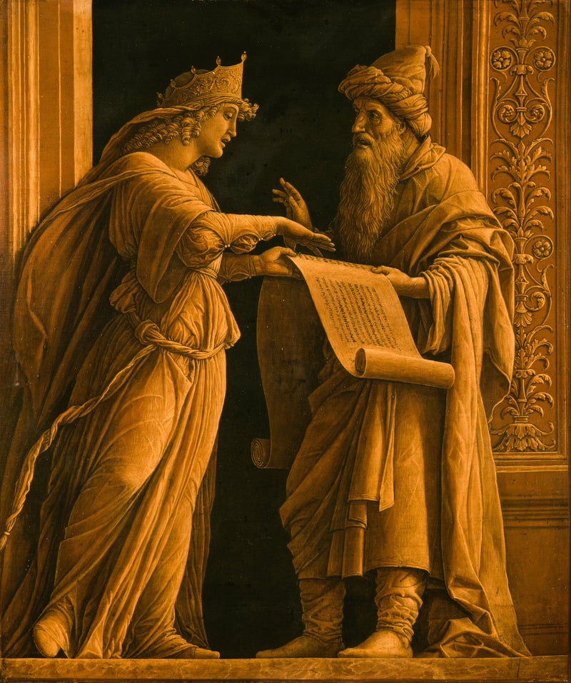 Una sibila y un profeta - Andrea Mantegna