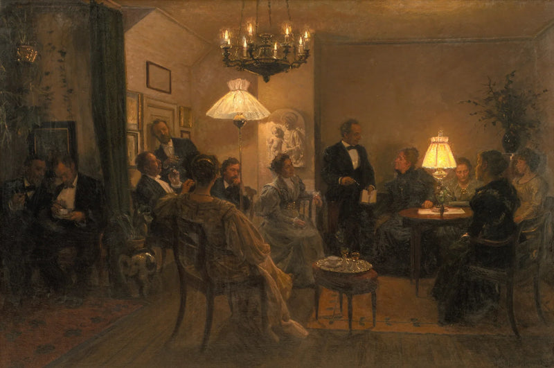 Una velada en casa del artista - Viggo Johansen