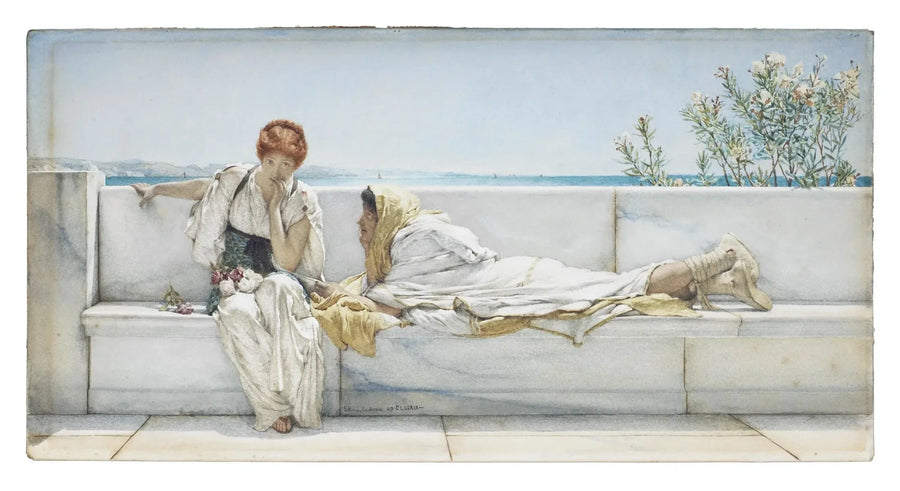 Una solicitación - Lawrence Alma-Tadema