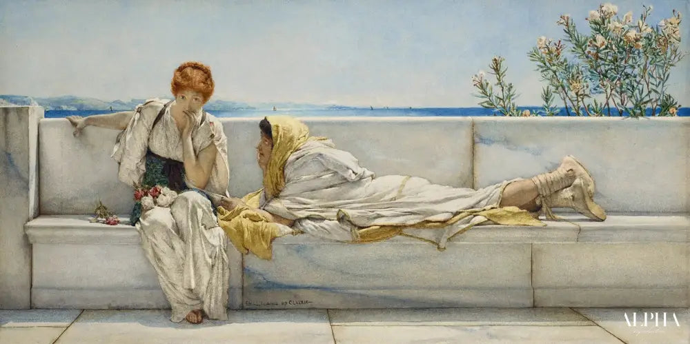 Une sollicitation - Lawrence Alma-Tadema Reproductions de tableaux à la peinture à l’huile