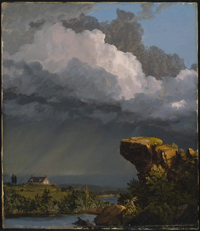 Una tormenta pasajera - Frederic Edwin Church