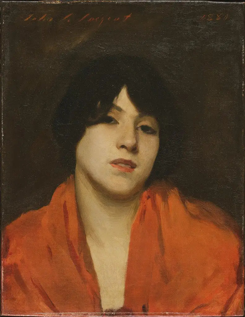 Una veneciana con chal escarlata (« Gigia Viani ») - John Singer Sargent