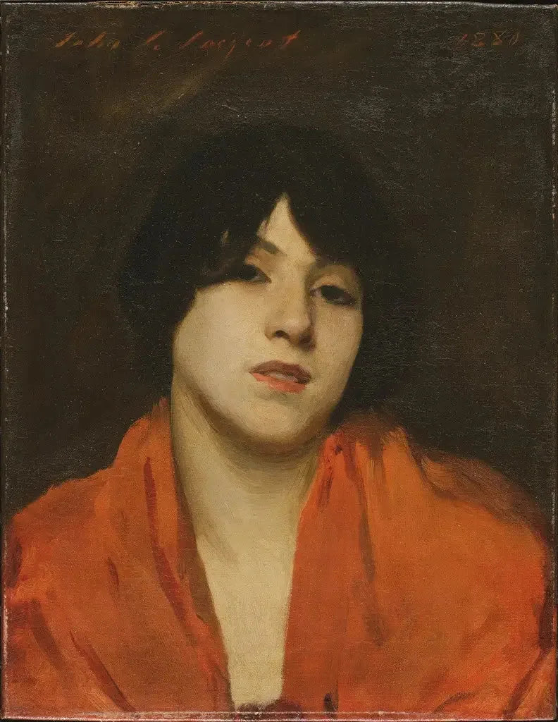 Una veneciana con chal escarlata (« Gigia Viani ») - John Singer Sargent