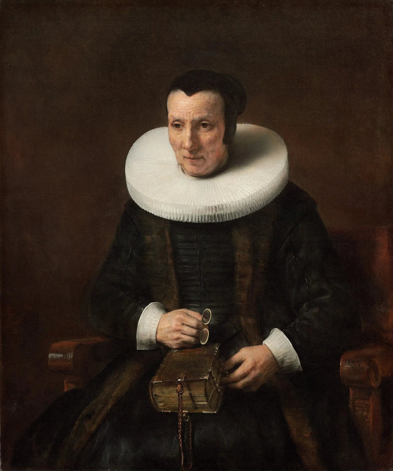 Una anciana con un libro - Rembrandt