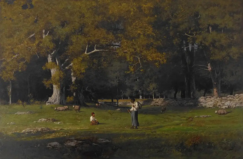 Un viejo camino - George Inness