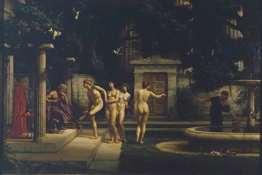 Una visita a Esculape - Edward Poynter